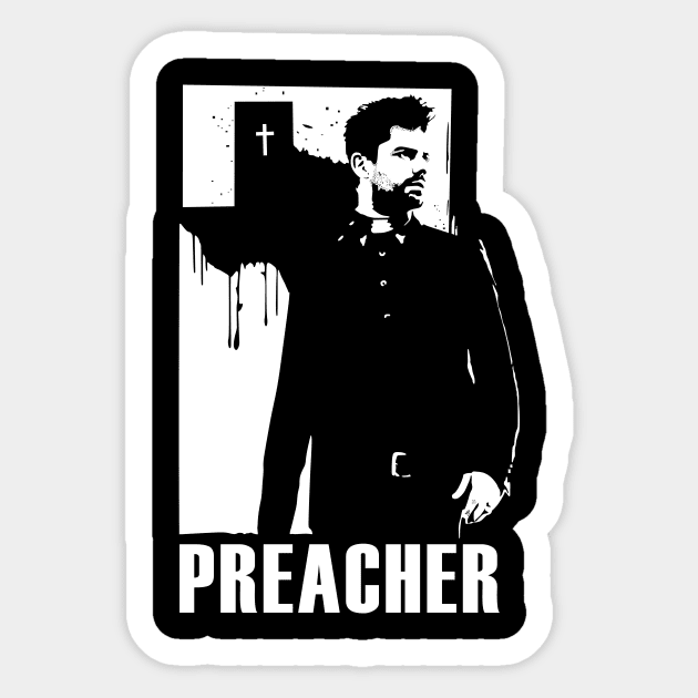 Preacher Sticker by paulhumo